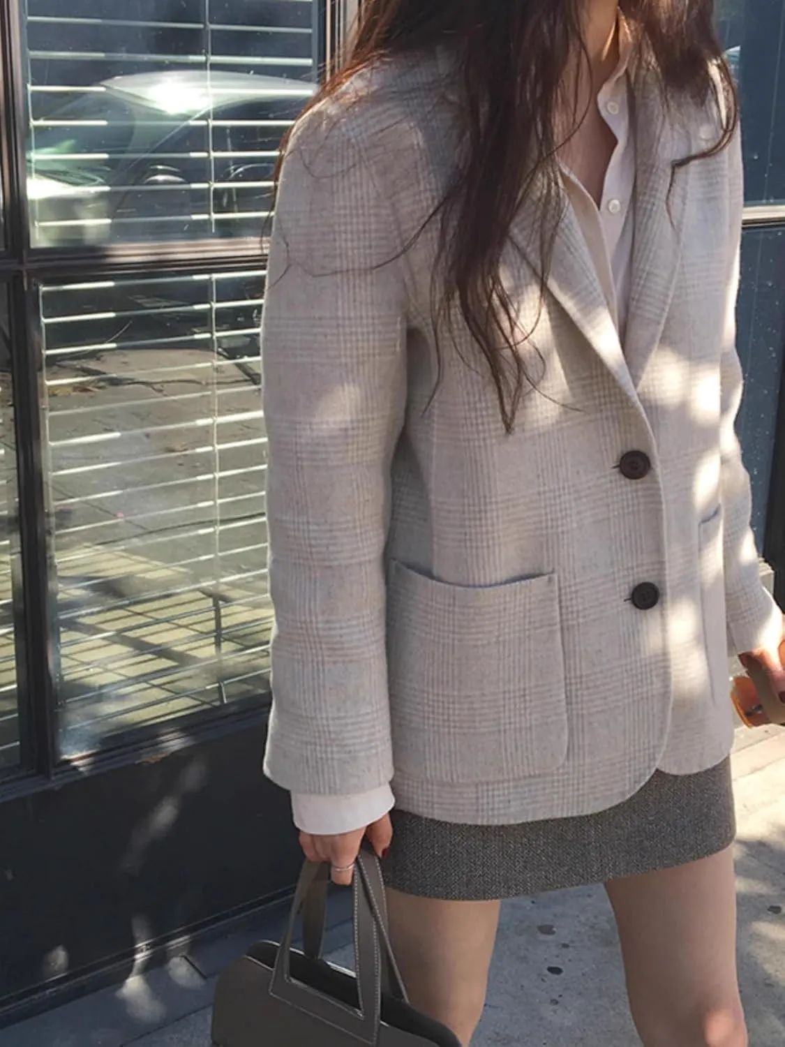Half Skirt Fall Female Korean Version Short High-Waisted Skirt