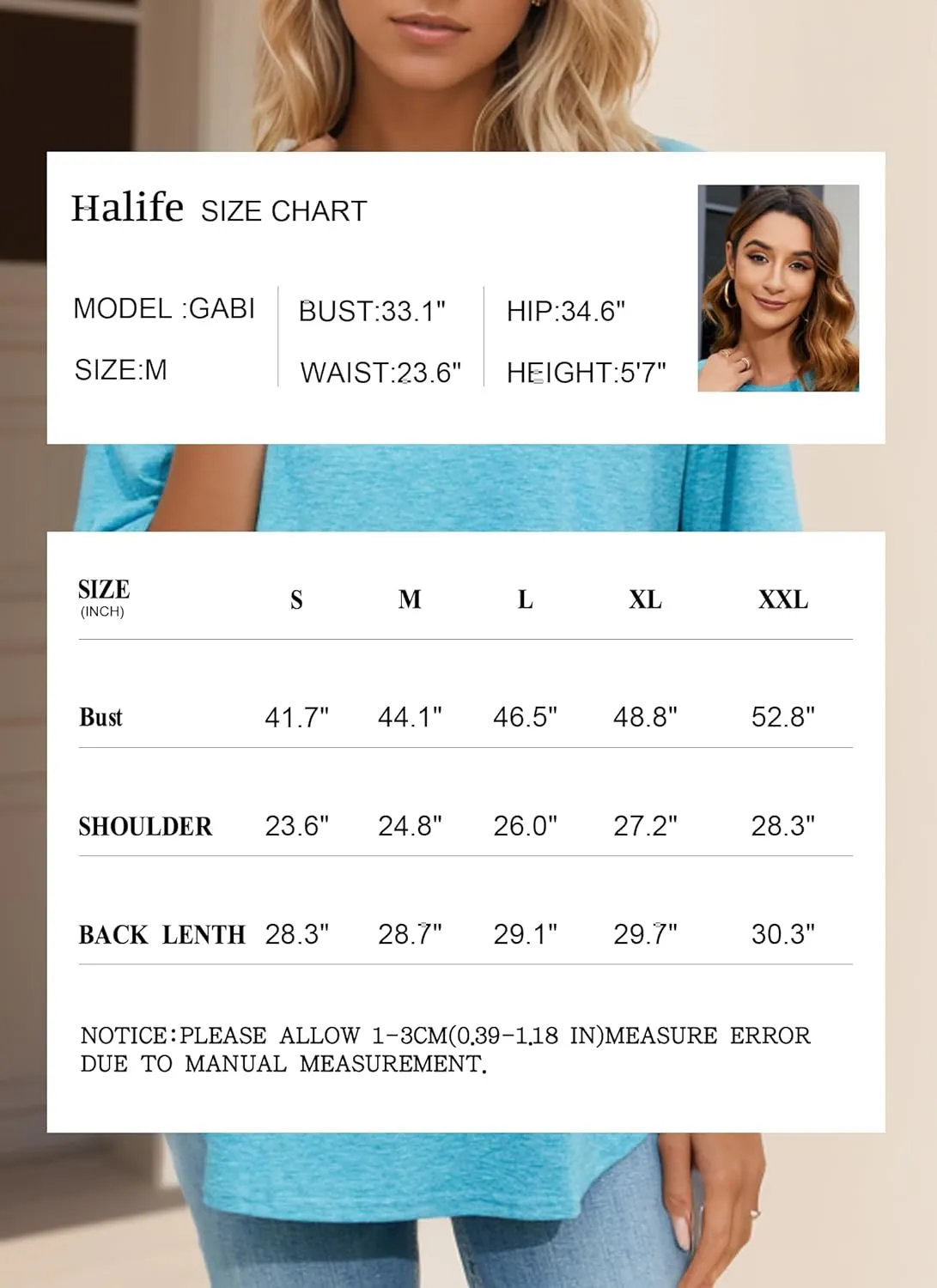 Halife Women's Oversized T Shirts Summer Crew Neck Short Sleeve T-Shirt Split Curved Hem Basic Casual Loose Tunic Tops Tshirt