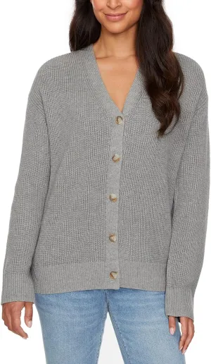 HUDSON Women's Cotton Buttondown Cardigan Sweater