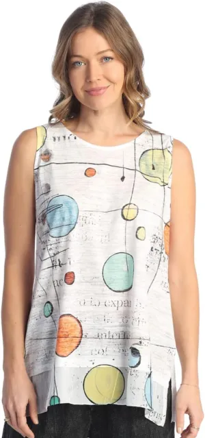 Jess & Jane Tank Burnout Sleeveless Top - AJ5