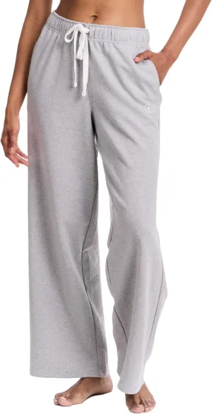 JOE BOXER Womens Sweatpants - French Terry Wide Leg Sweat Pants or Baggy Joggers - Comfy Womens Lounge Pants