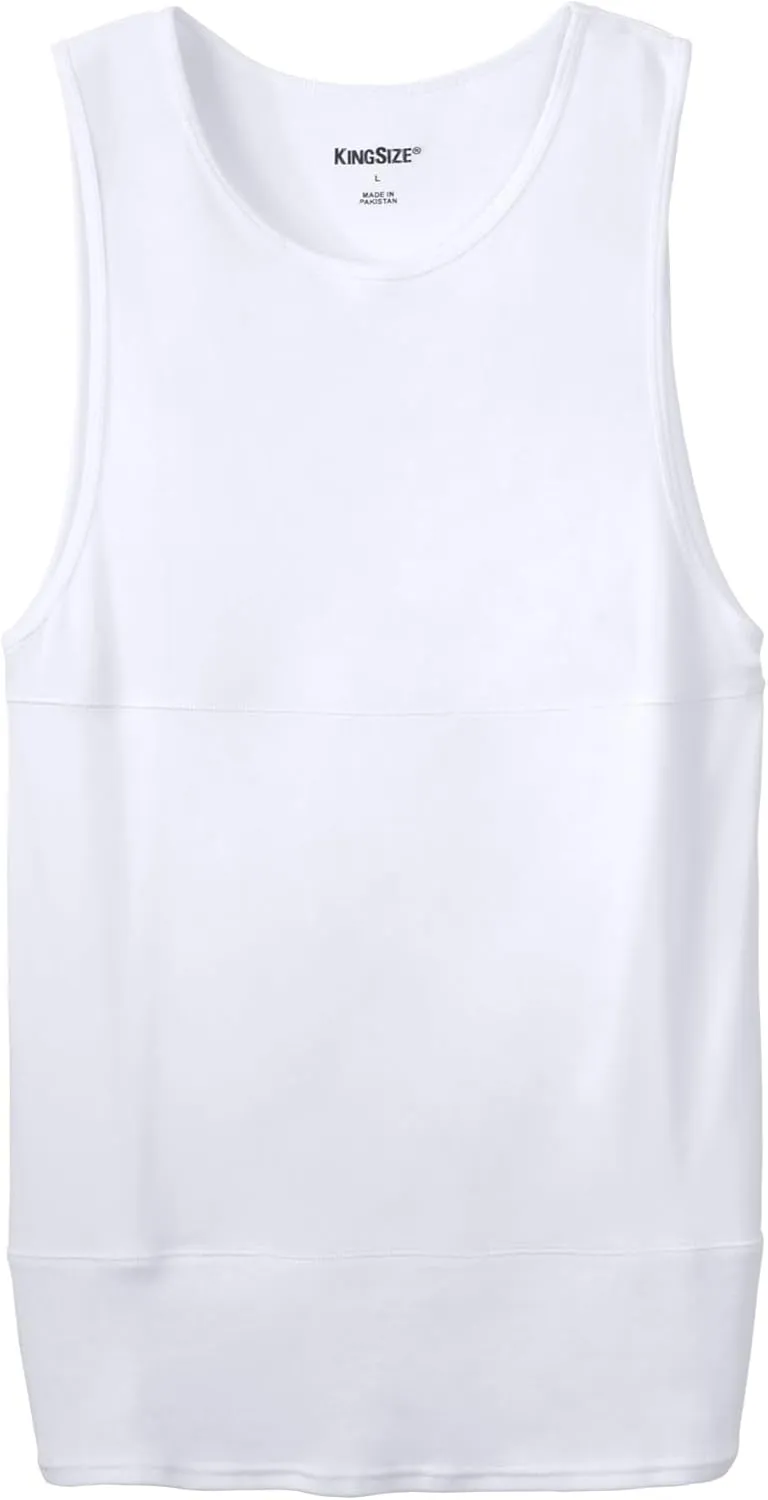 KingSize Men's Big & Tall Sculpting Tank Top