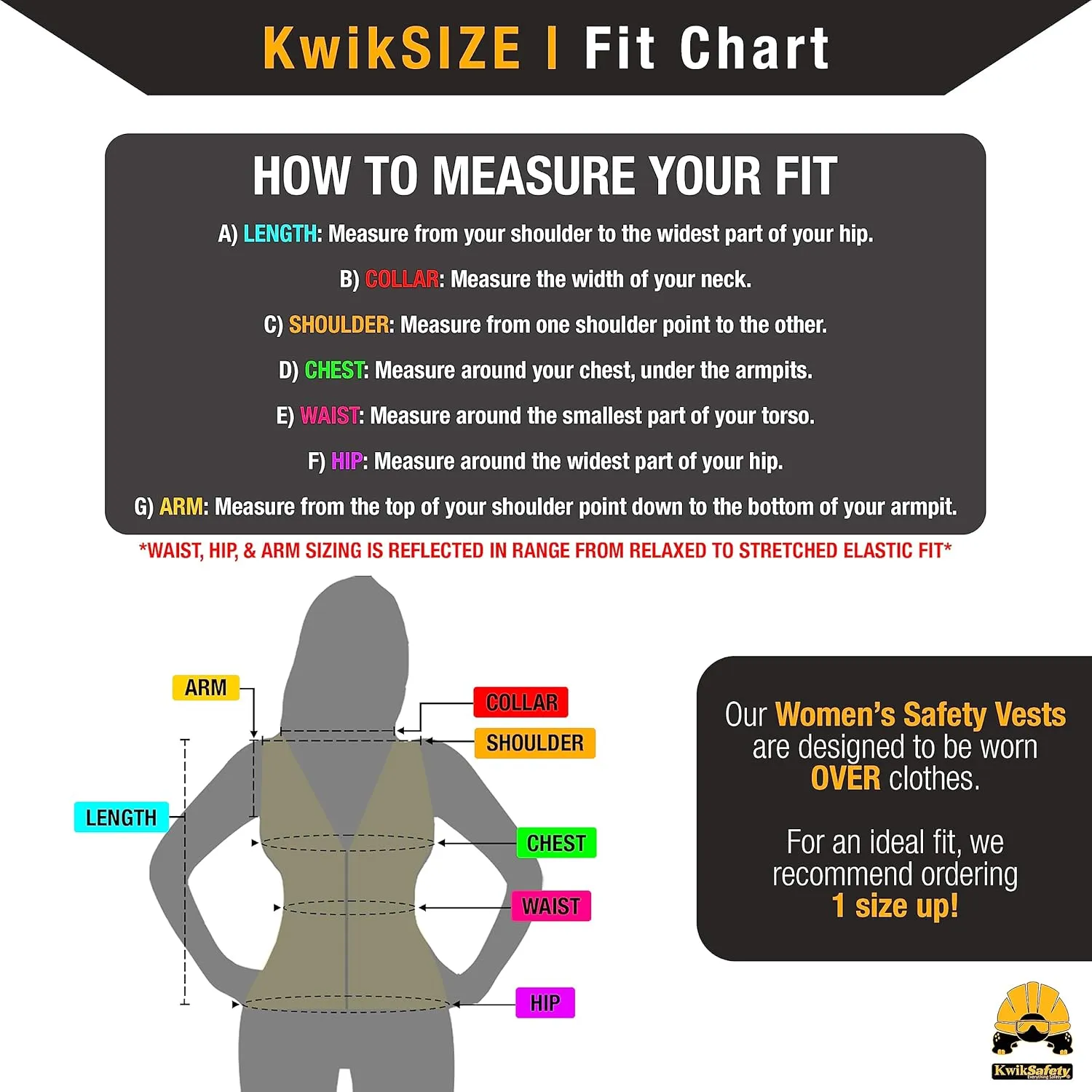 KwikSafety - Charlotte, NC - RoadBOSS Economy & Premium Safety Vest for Women [SNUG-FIT] Class 2 ANSI Tested OSHA