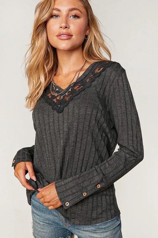 Lacey Gray Top