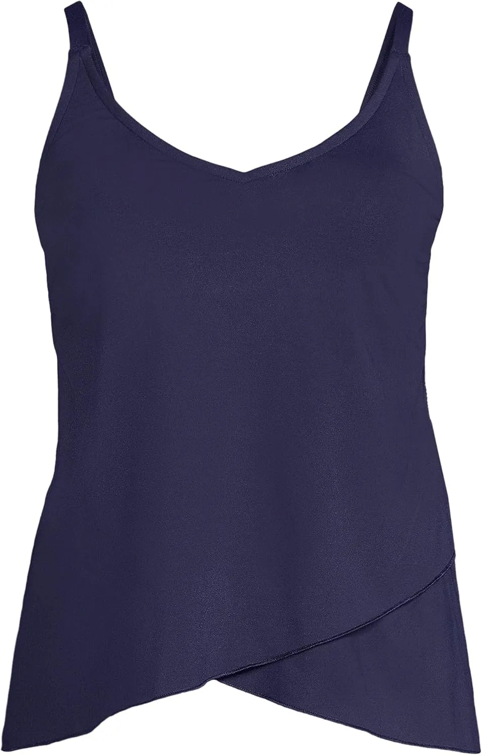 Lands' End Women's Tulip Hem Tankini Top
