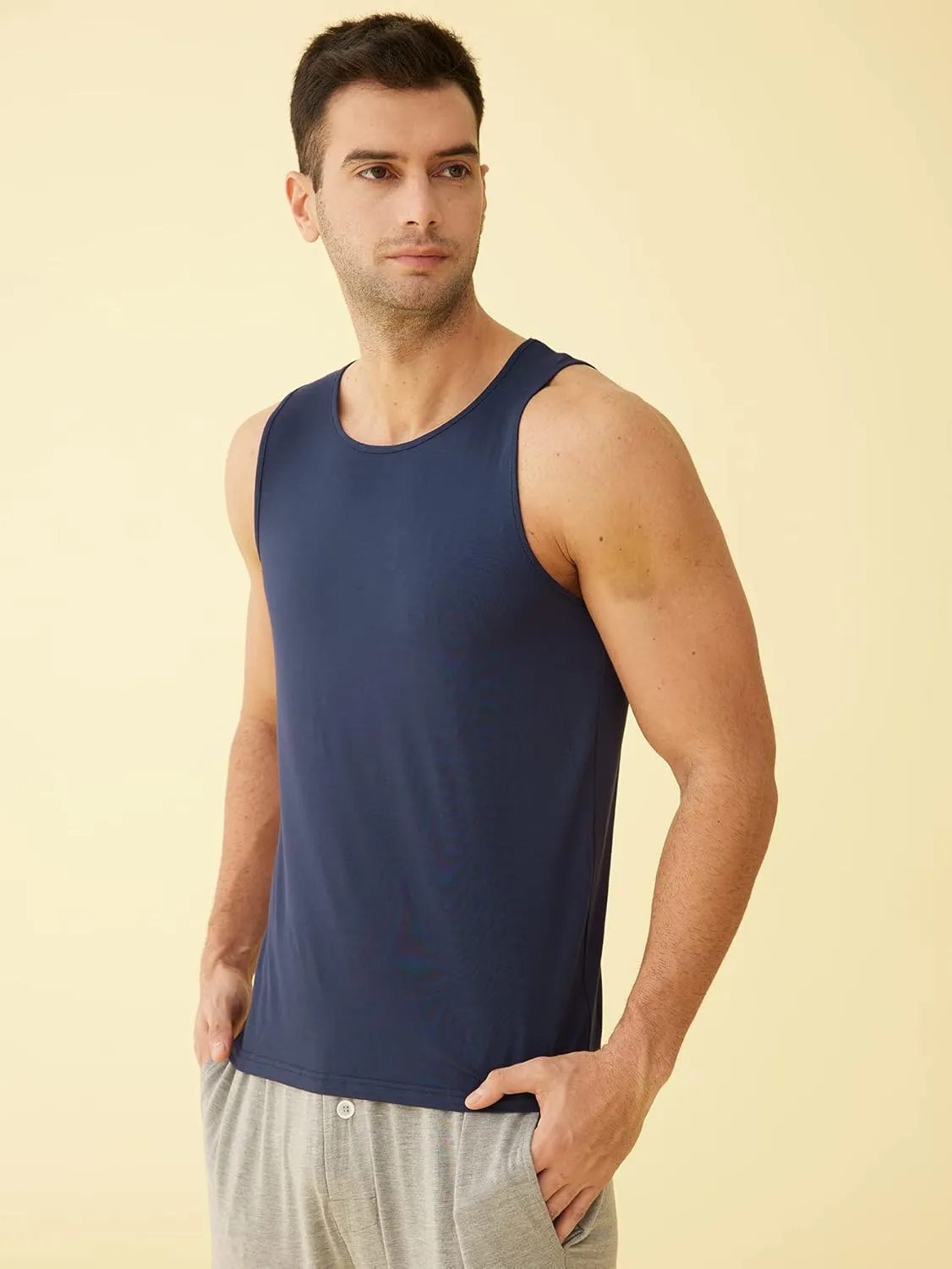 Latuza Men's Viscose Tank Top Undershirt