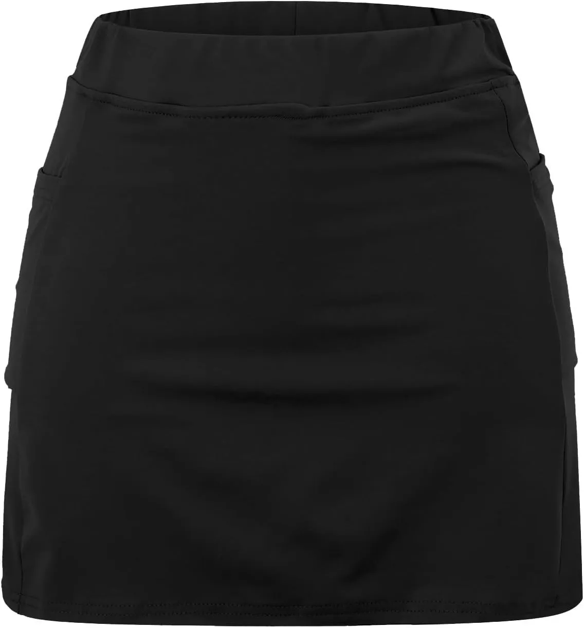 LCMTWX Black Skirt for Women Solid Mid Waist Culottes Short Skirts Skinny Pants Skorts for Woman White Tennis Skirt Tennis
