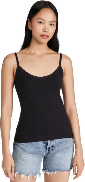 Leset Women's Pointelle Classic Tank Top