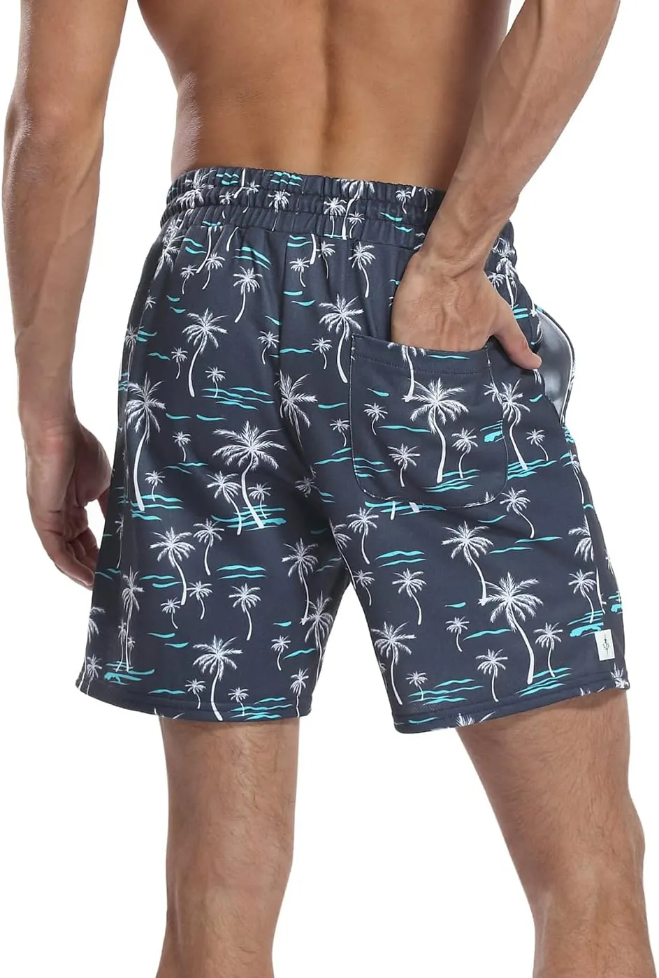 LRD Sweat Shorts for Men 7 inch Inseam Casual Athletic Pocket Jogger Shorts