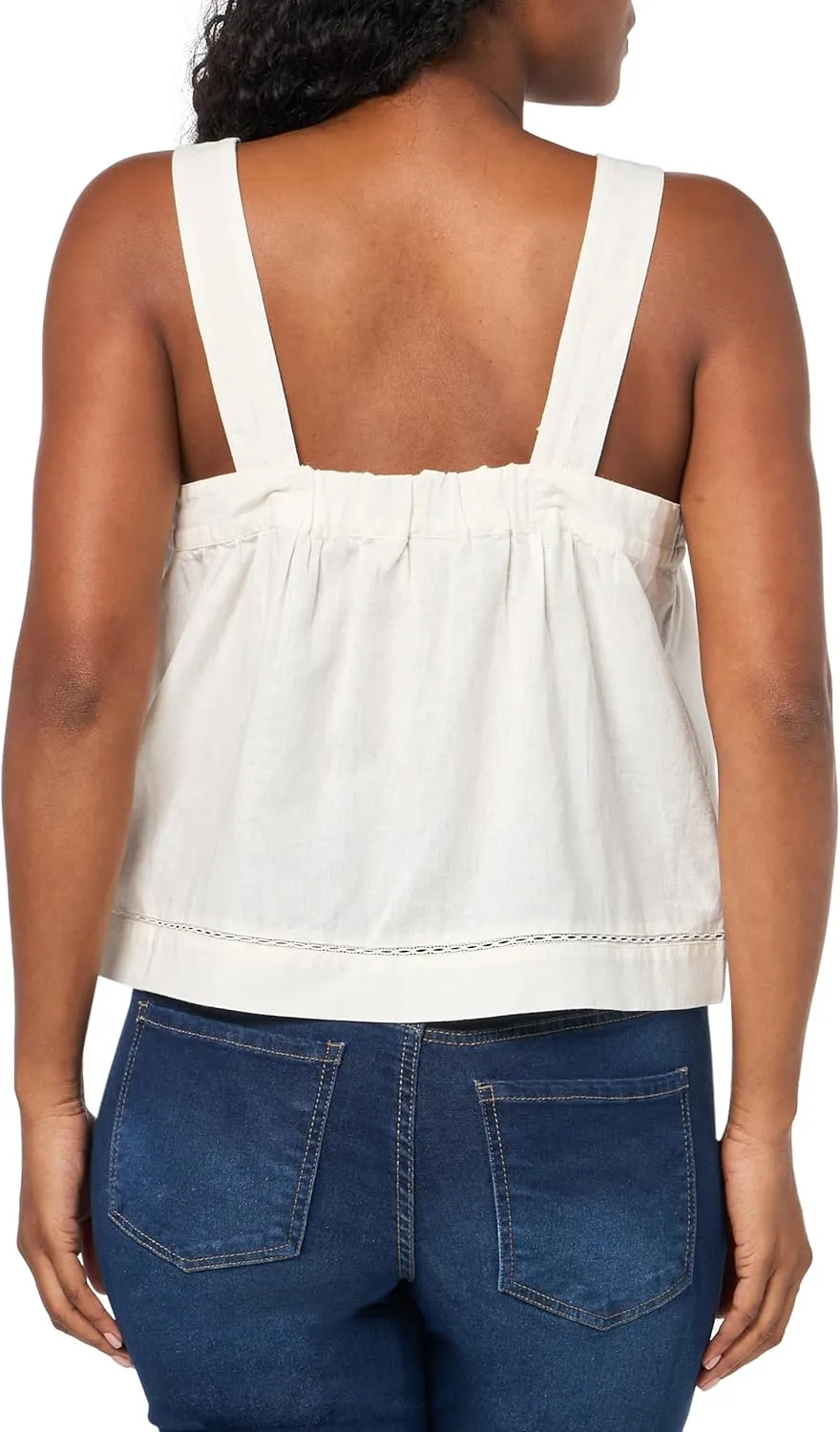 Lucky Brand Women's Hemp Lace Cami Top