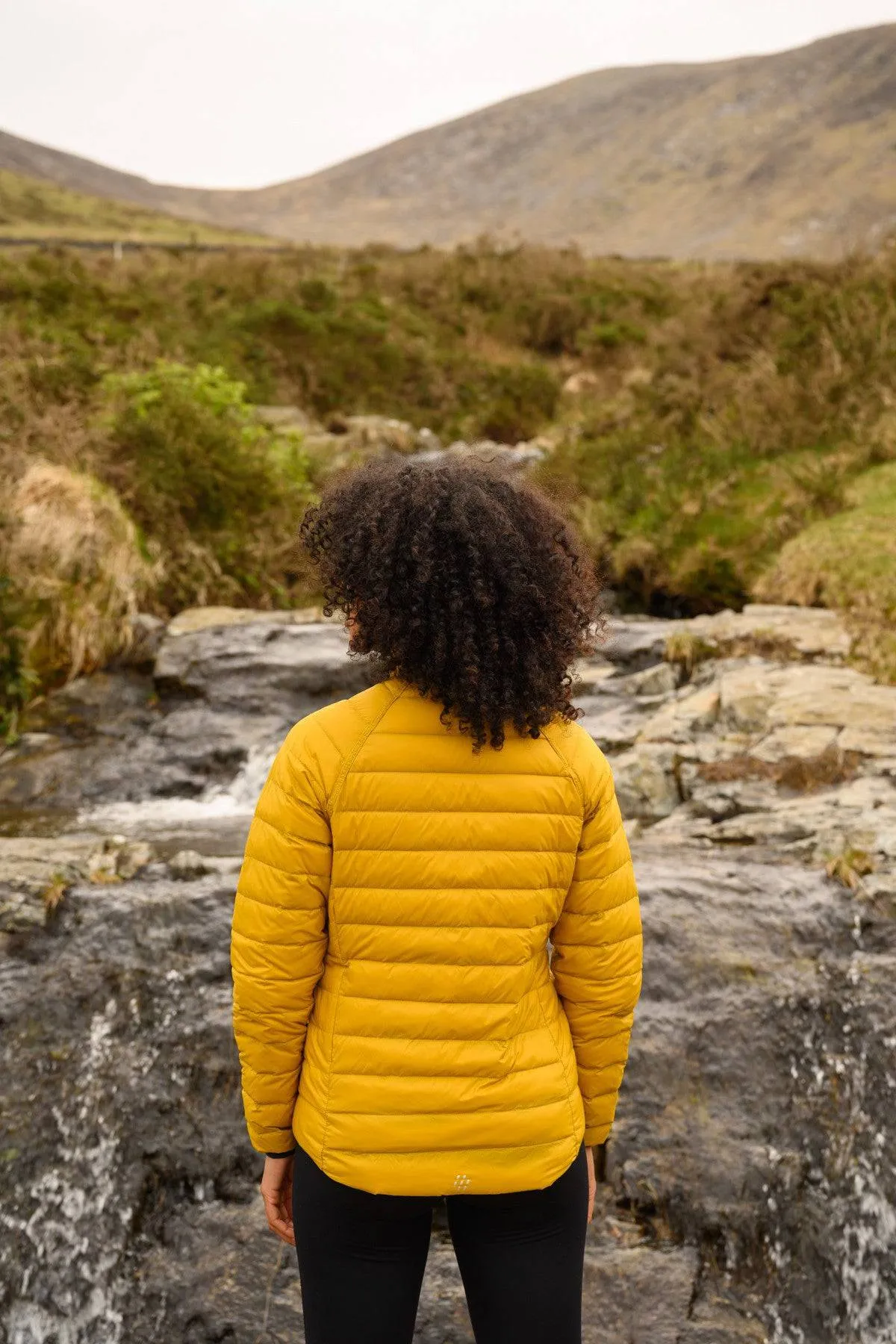 Mac in a Sac Ladies Polar Reversible Jacket -MUSTARD/NAVY