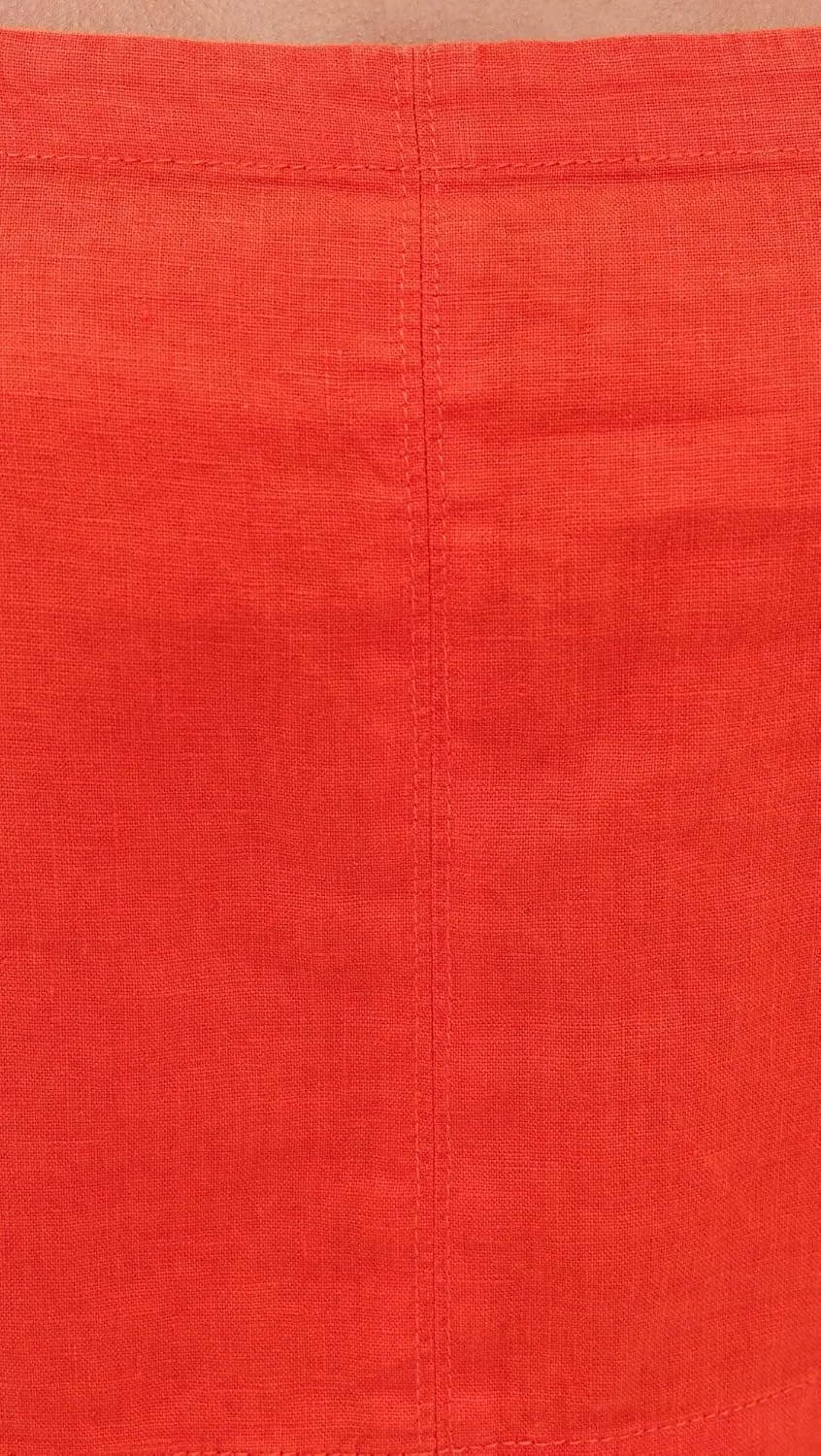 Madewell Women's Contrast Stitch Square Neck Top