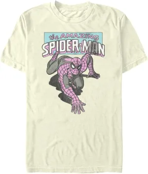Marvel Comics Retro Classic Amazing Spidey Young Men's Short Sleeve Tee Shirt