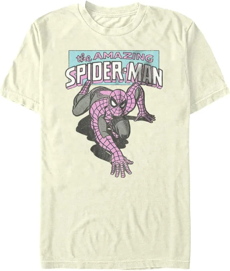 Marvel Comics Retro Classic Amazing Spidey Young Men's Short Sleeve Tee Shirt