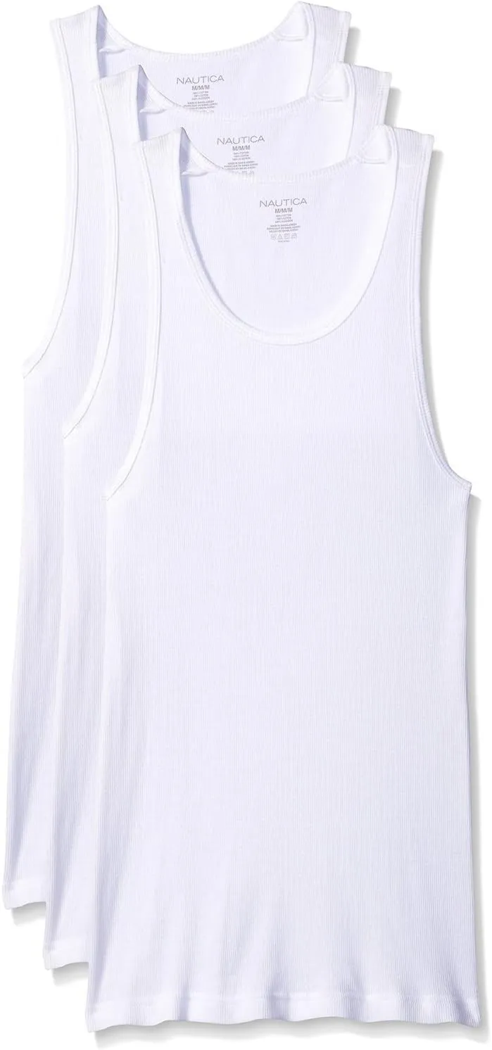 Men's 3-Pack Cotton Ribbed Tank Top