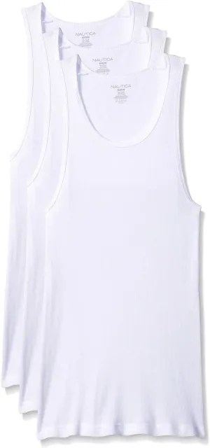 Men's 3-Pack Cotton Ribbed Tank Top