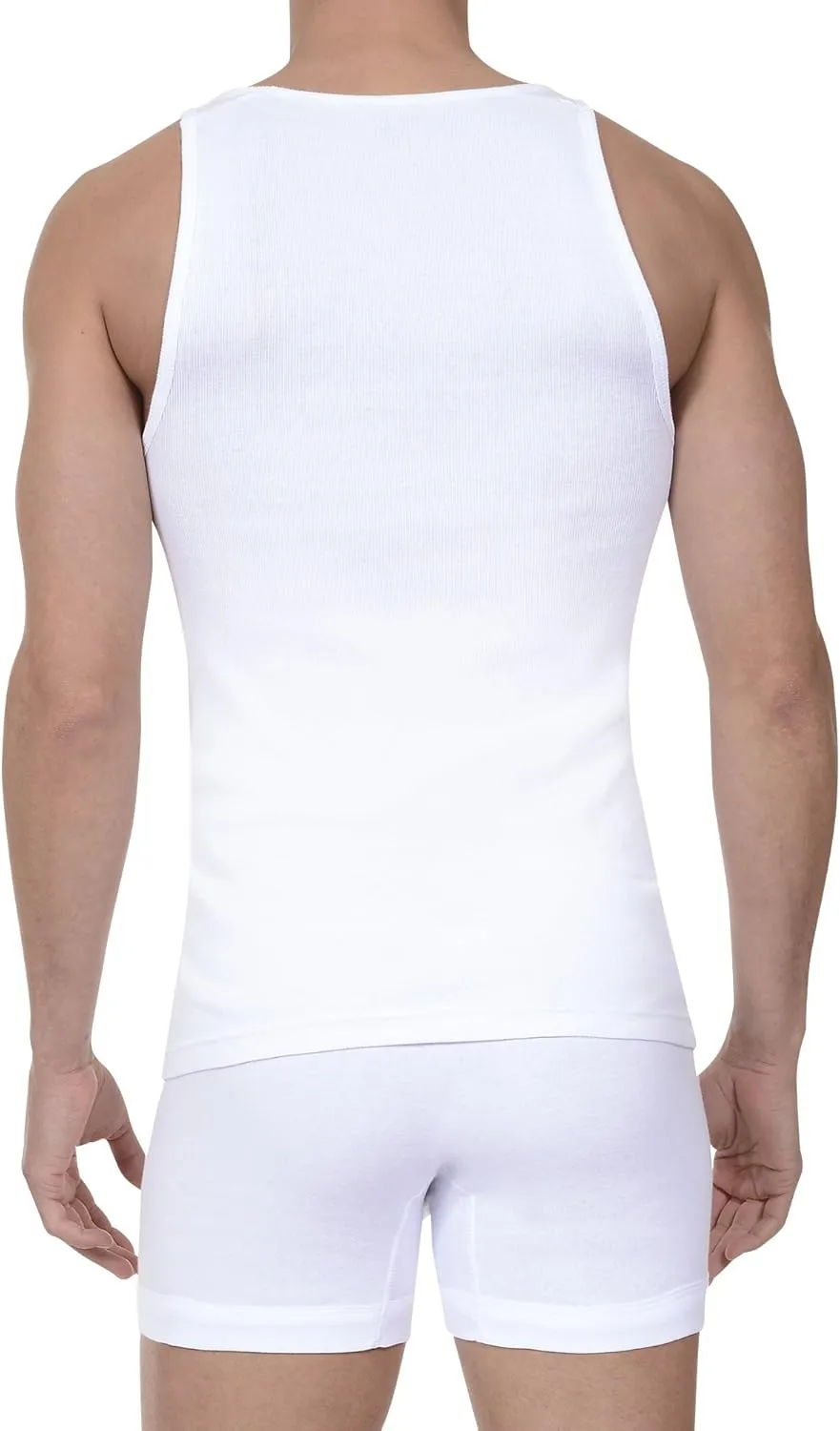 Men's 3-Pack Cotton Ribbed Tank Top