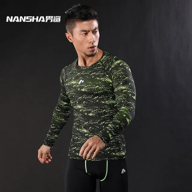Mens Compression Shirt Long