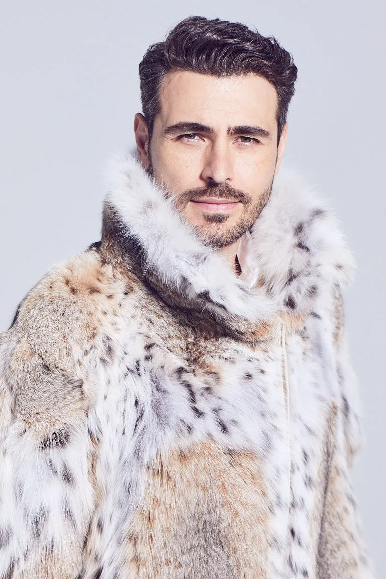 Men's Devin Lynx Fur Jacket