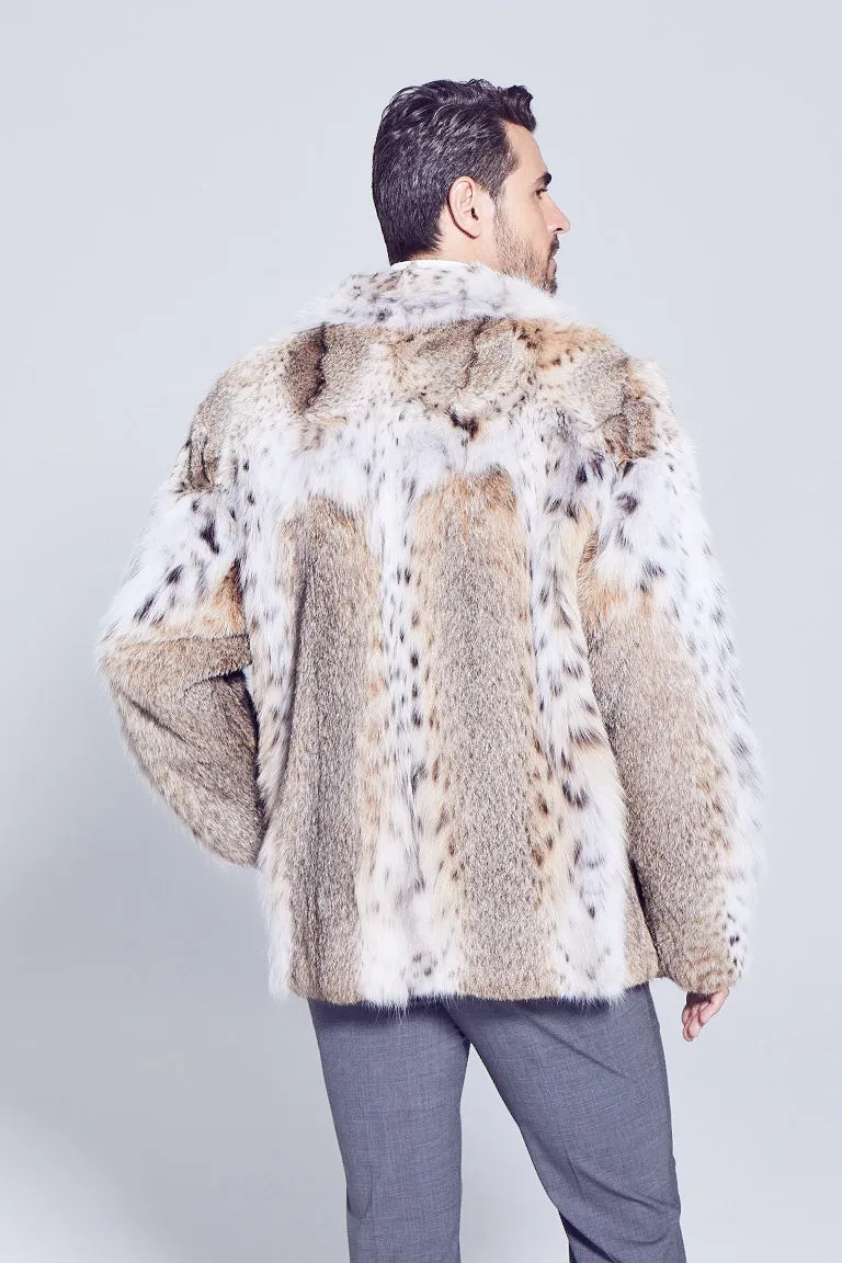Men's Devin Lynx Fur Jacket