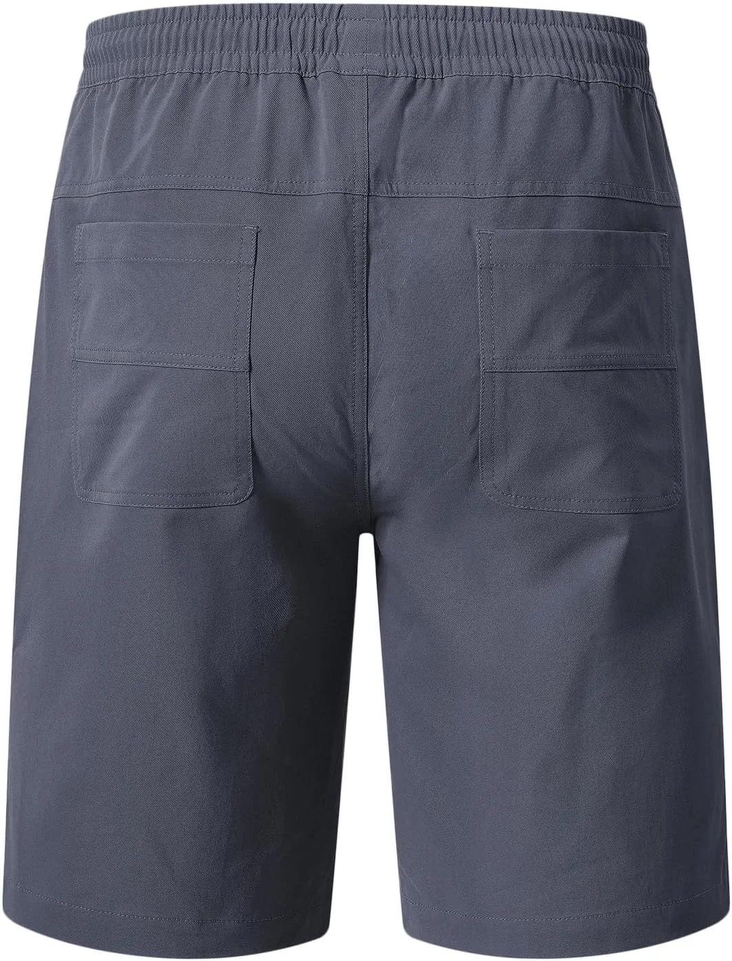Men's Stretch Shorts Casual Classic Fit Drawstring Summer Beach Shorts with Zipper Pockets