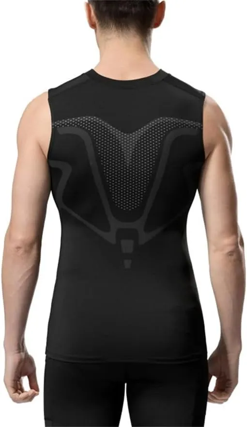 Men's Workout Tank Top, Ionic Shaping Sleeveless Shirt, Running Beach Quick Dry Gym Tank Top for Men Athletic Tank Tops