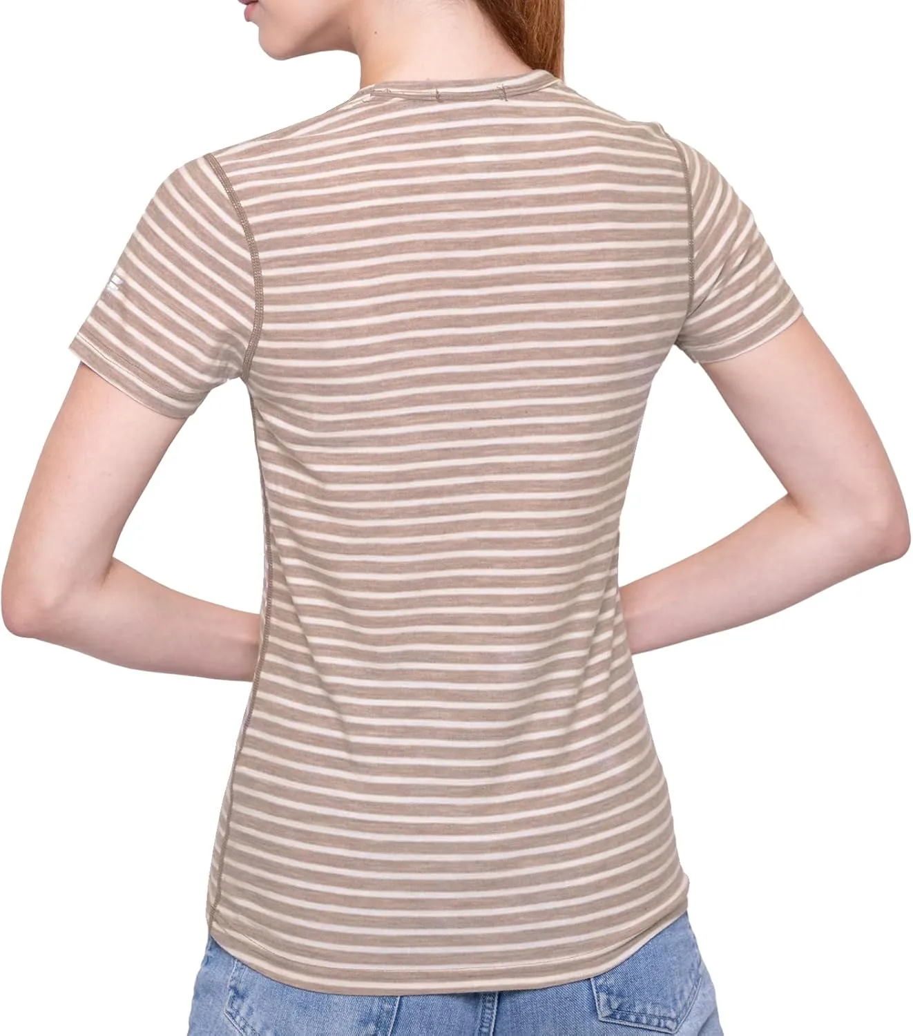 MERIWOOL Womens Merino Wool Short Sleeve T Shirt Lightweight Base Layer Tee