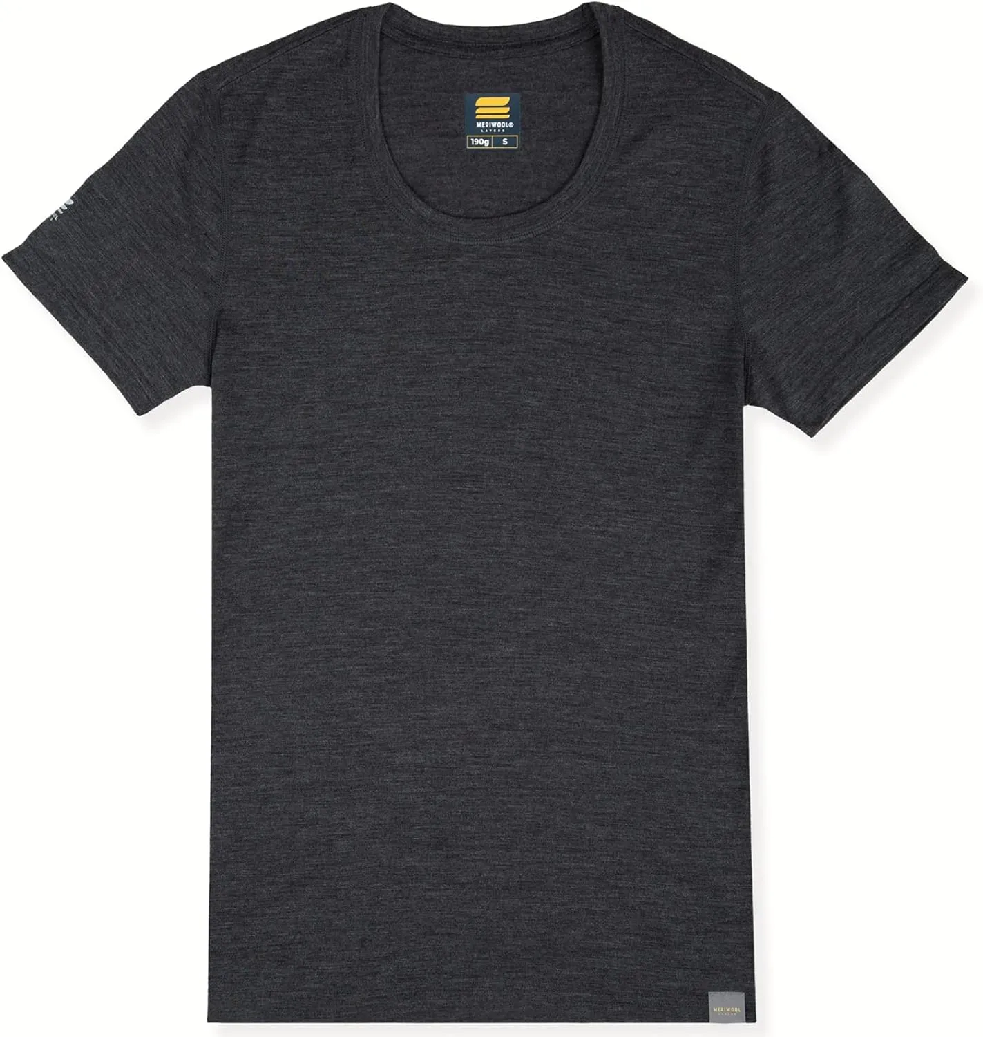 MERIWOOL Womens Merino Wool Short Sleeve T Shirt Lightweight Base Layer Tee