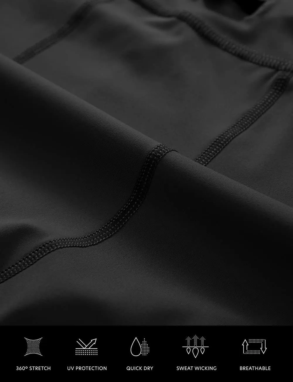 MIZOK Men's Elastic Compression Shorts Sports Performance Active Workout Tight Shorts with Pocket