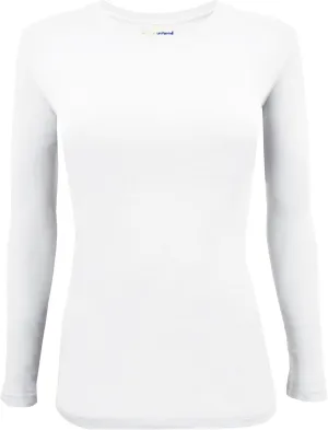 Natural Uniforms Women's Under Scrub Tee Crew Neck Long Sleeve T-Shirt