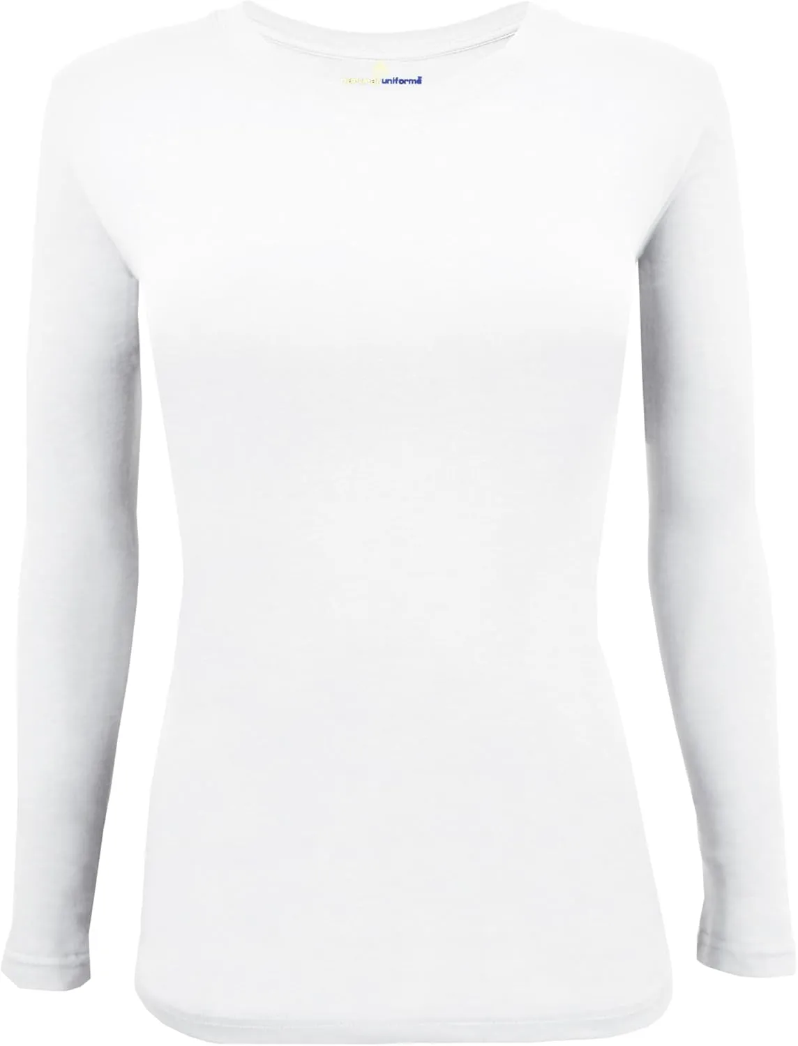 Natural Uniforms Women's Under Scrub Tee Crew Neck Long Sleeve T-Shirt