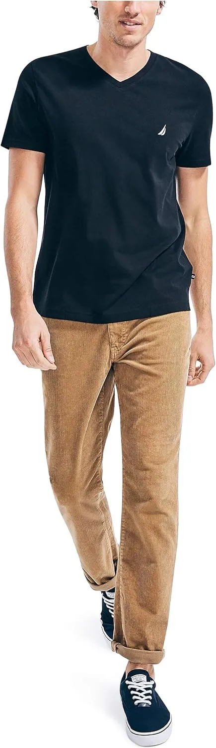 Nautica Men's J-Class Logo V-Neck T-Shirt
