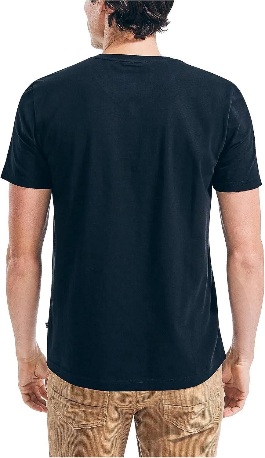 Nautica Men's J-Class Logo V-Neck T-Shirt