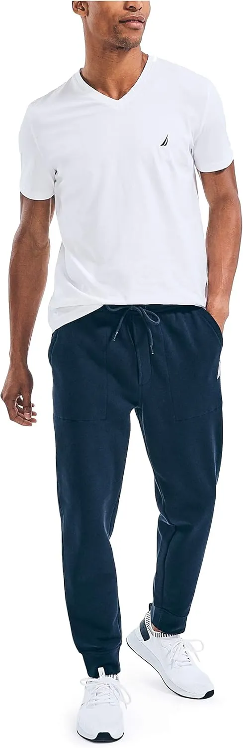 Nautica Men's J-Class Logo V-Neck T-Shirt