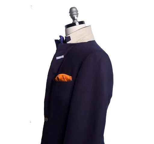 Navy Flannel Blazer