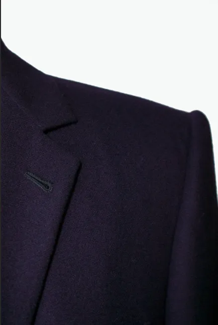 Navy Flannel Blazer