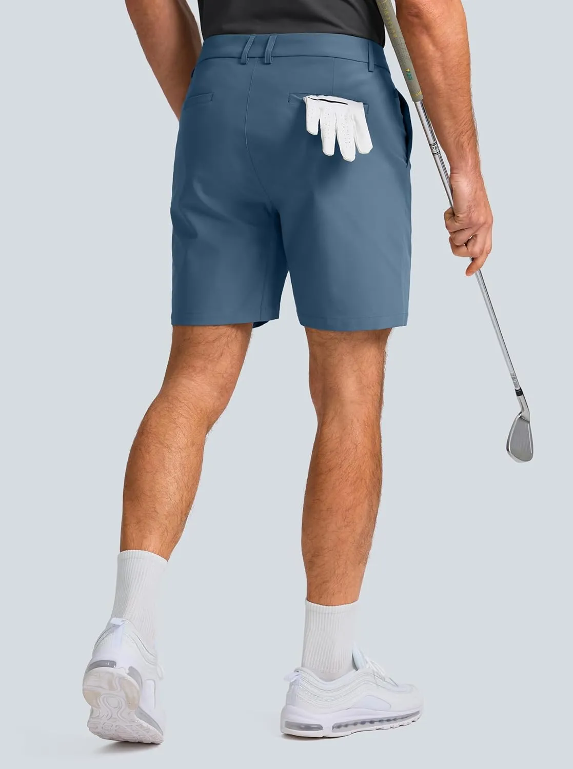 Obla Men's Golf Shorts 7"/9" Inseam Stretch Lightweight Casual Work Dress Shorts Flat Front Golf Shorts for Men 5 Pockets