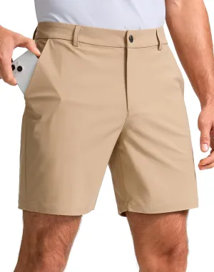 Obla Men's Golf Shorts 7"/9" Inseam Stretch Lightweight Casual Work Dress Shorts Flat Front Golf Shorts for Men 5 Pockets