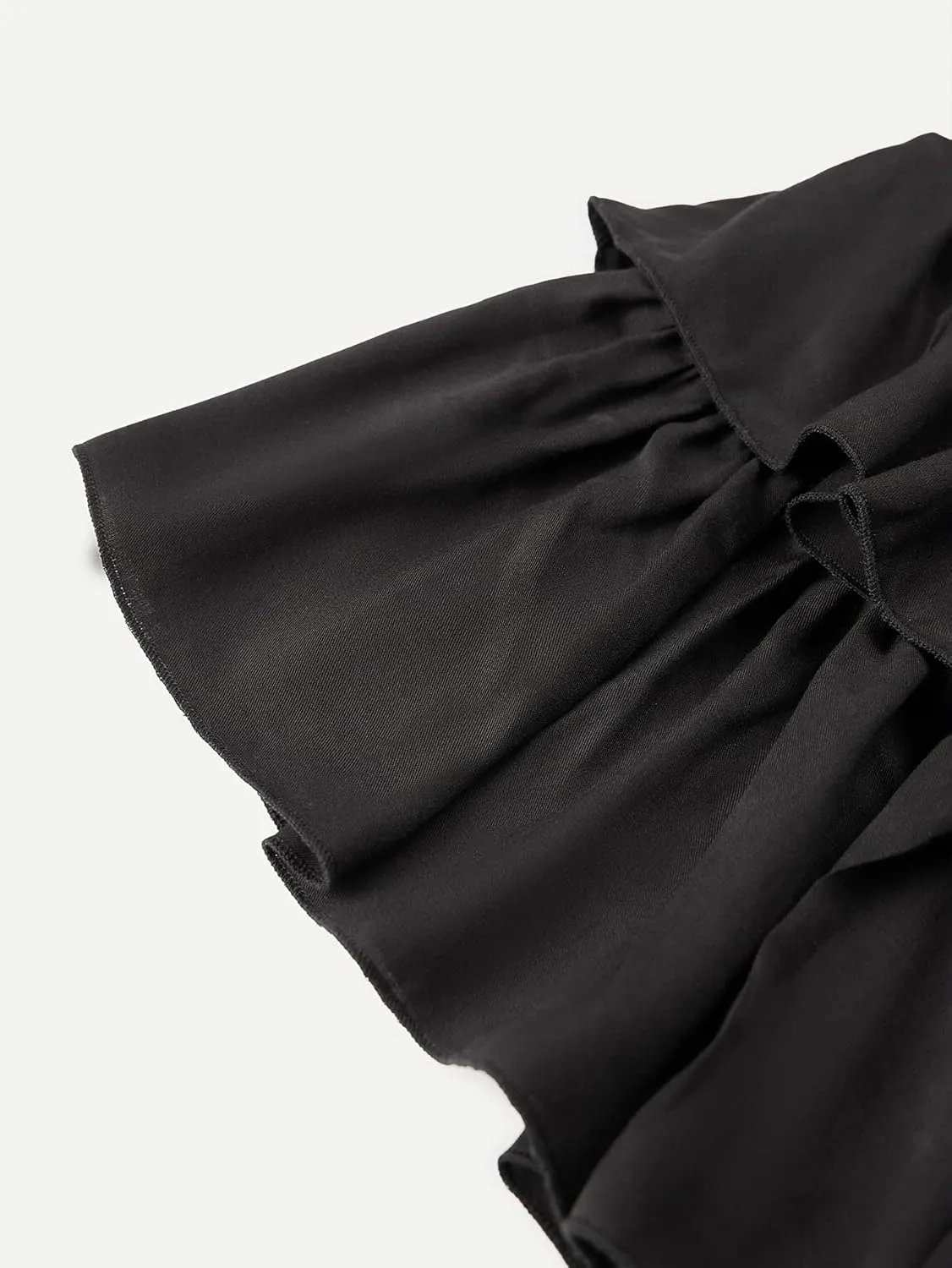 OYOANGLE Women's High Waist Tiered Skirt Cute Summer Flowy Ruffle Mini Skirts
