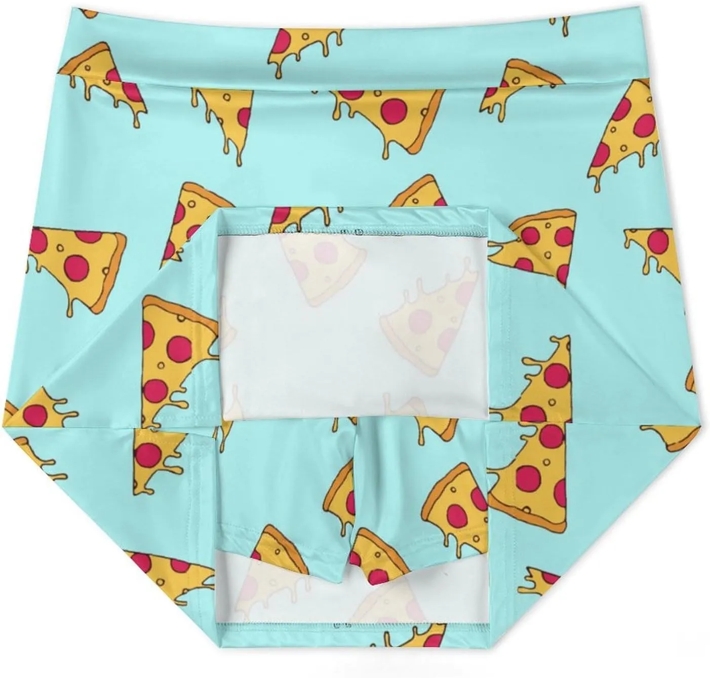 Pizza Slice Women's Mini Tennis Skirt with Shorts Underneath Athletic Workout Cute Skorts
