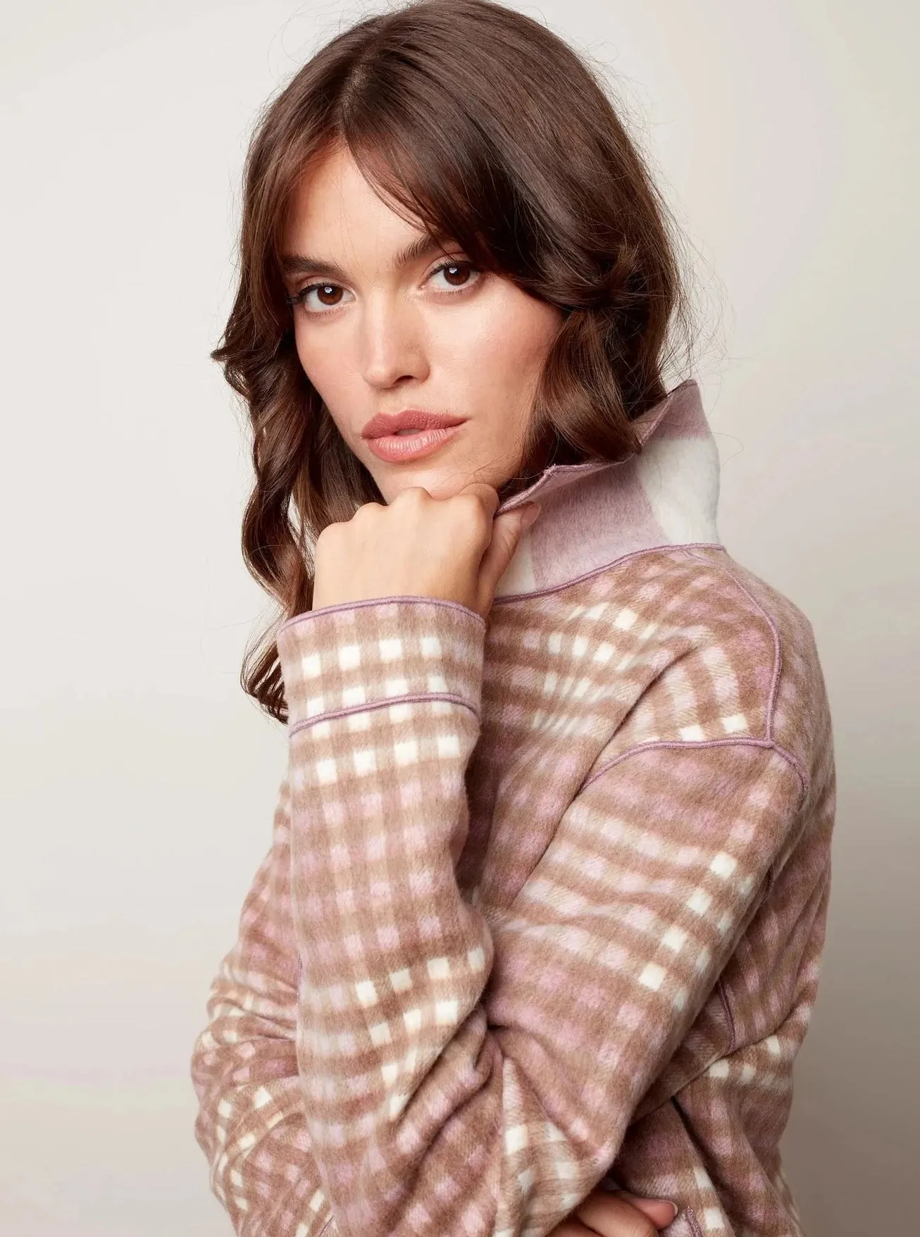 Plaid Reversible Short Jacket [Zephyr-C6185R]