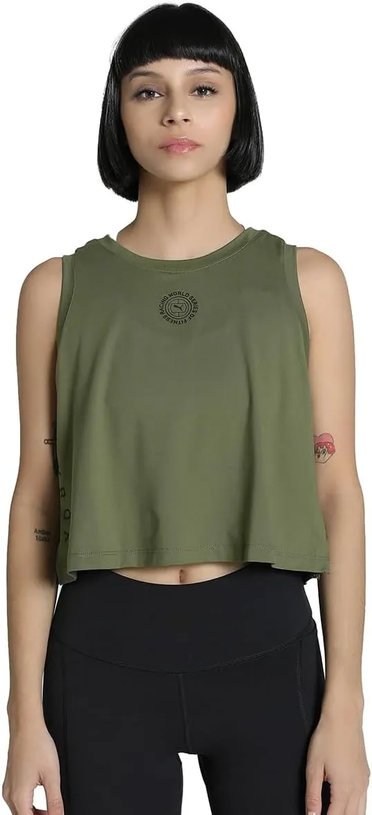 PUMA Women's Sleeveless Top for Hyrox Cloudspun