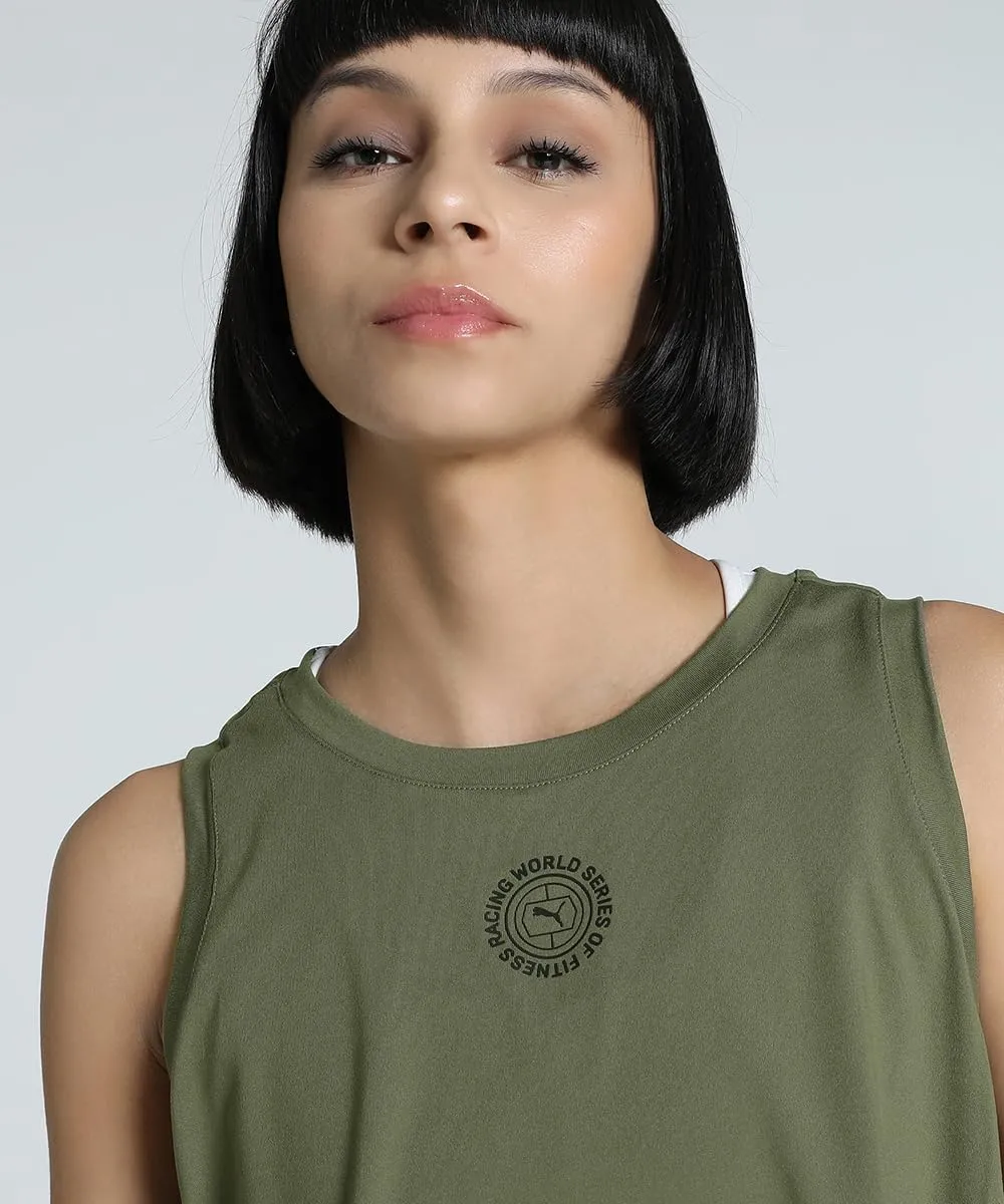 PUMA Women's Sleeveless Top for Hyrox Cloudspun