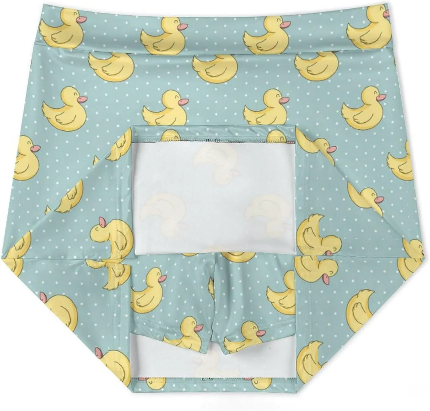 Rubber Duckling Women's Mini Tennis Skirt with Shorts Underneath Athletic Workout Cute Skorts