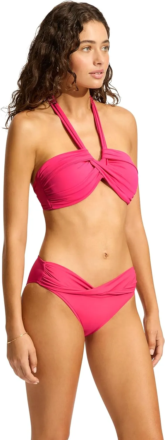 Seafolly Women's Bandeau Halter Bikini Top Swimsuit