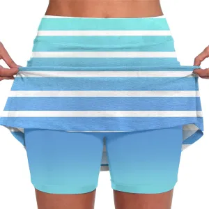 Skorts for Woman High Wasited Sports Pants Athletic Skirt with Pocket Underneath Plus Size Tennis Golf Workout Outfit