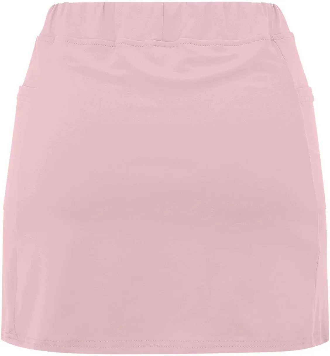 Skorts for Women Dressy Casual Plus Size High Waist Skirt Shorts Underneath Tummy Control Tennis Skorts with Pockets