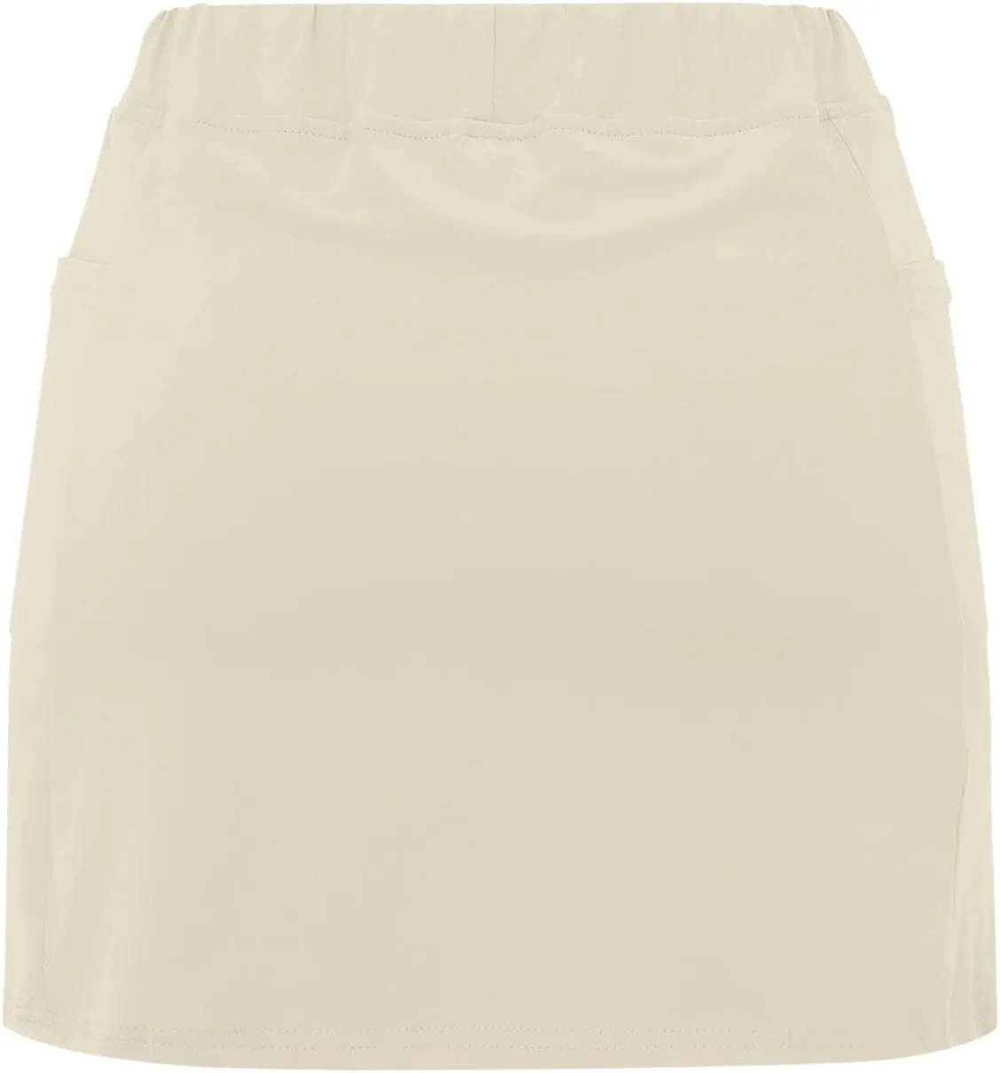 Skorts for Women Dressy Casual Plus Size High Waist Skirt Shorts Underneath Tummy Control Tennis Skorts with Pockets