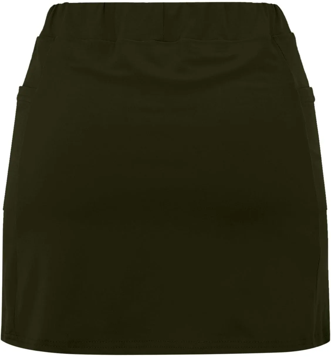 Skorts for Women Dressy Casual Plus Size High Waist Skirt Shorts Underneath Tummy Control Tennis Skorts with Pockets
