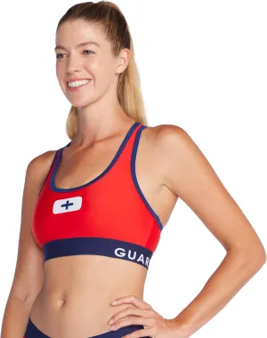 Speedo Women's Guard Sport Bra Swimsuit Top